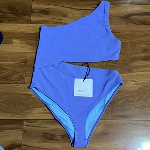 Beach riot one piece swim suit one shoulder Celine
